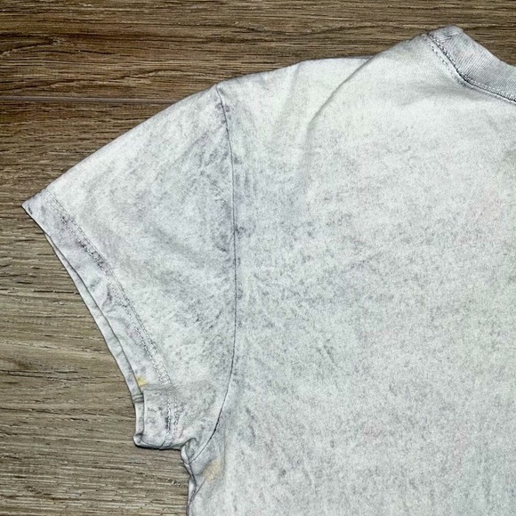 Rock Icons Jimi Hendrix T Shirt Junior’s Large Acid Wash Gray Black - Picture 8 of 10